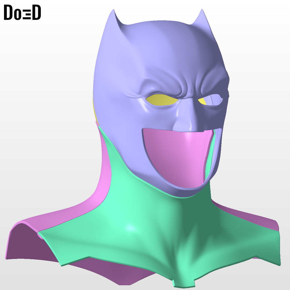 Batman Justice League Ben Affleck Cowl Helmet 3D Printable Model STL File #2569