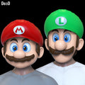 Bundle: Super Mario Movie Helmets Luigi Mario | 3D Printable Model #BSMM02