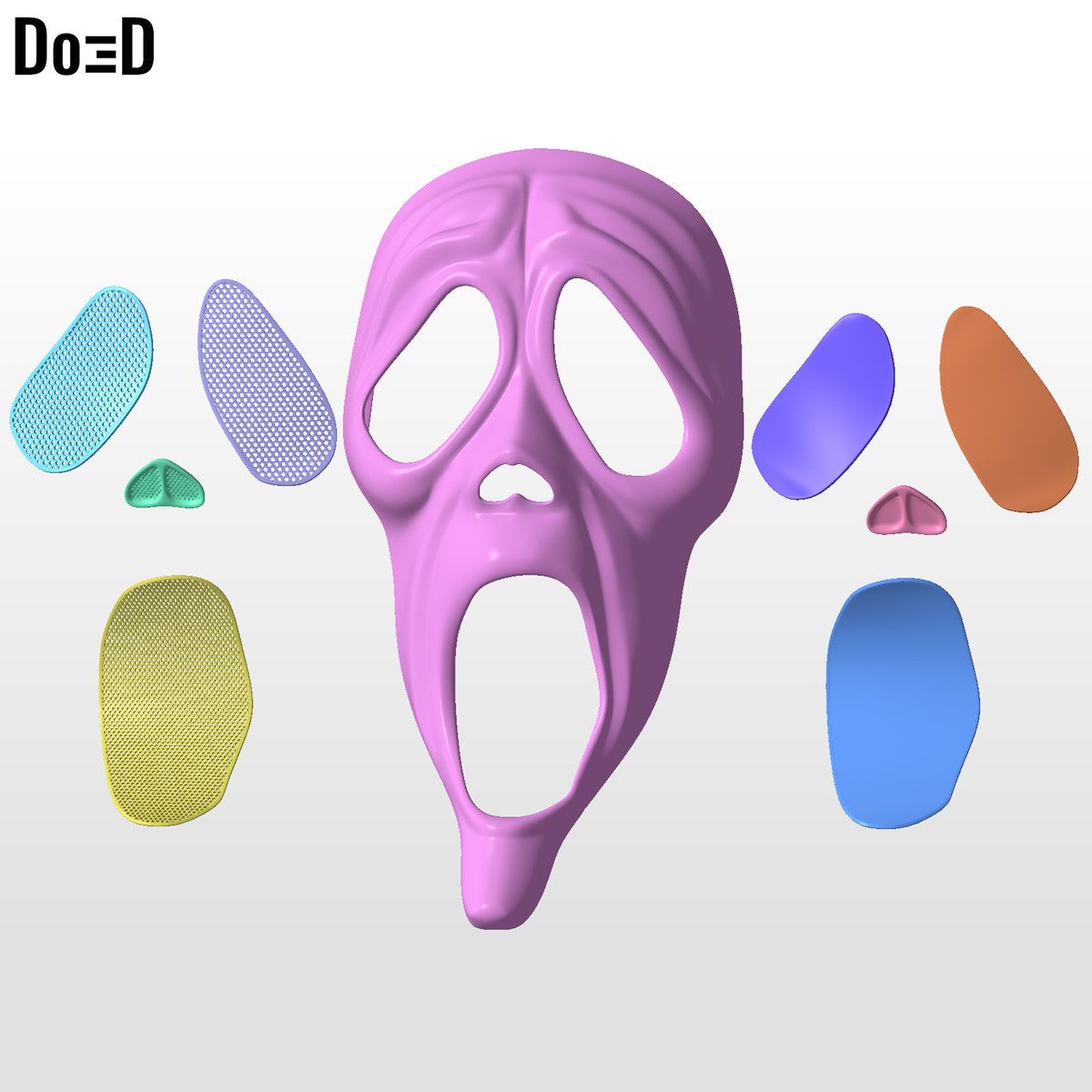 Scary Movie Ghostface Mask OG Classic 3D Printable Model STL File #GFS6362