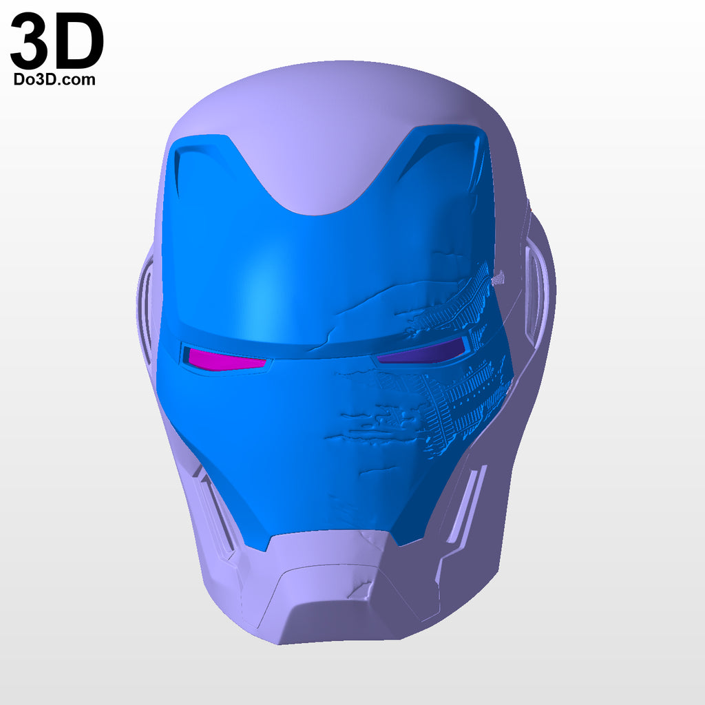 Iron Man Mark L Battle Damaged Helmet MK 50 | 3D Printable Model STL File #N38