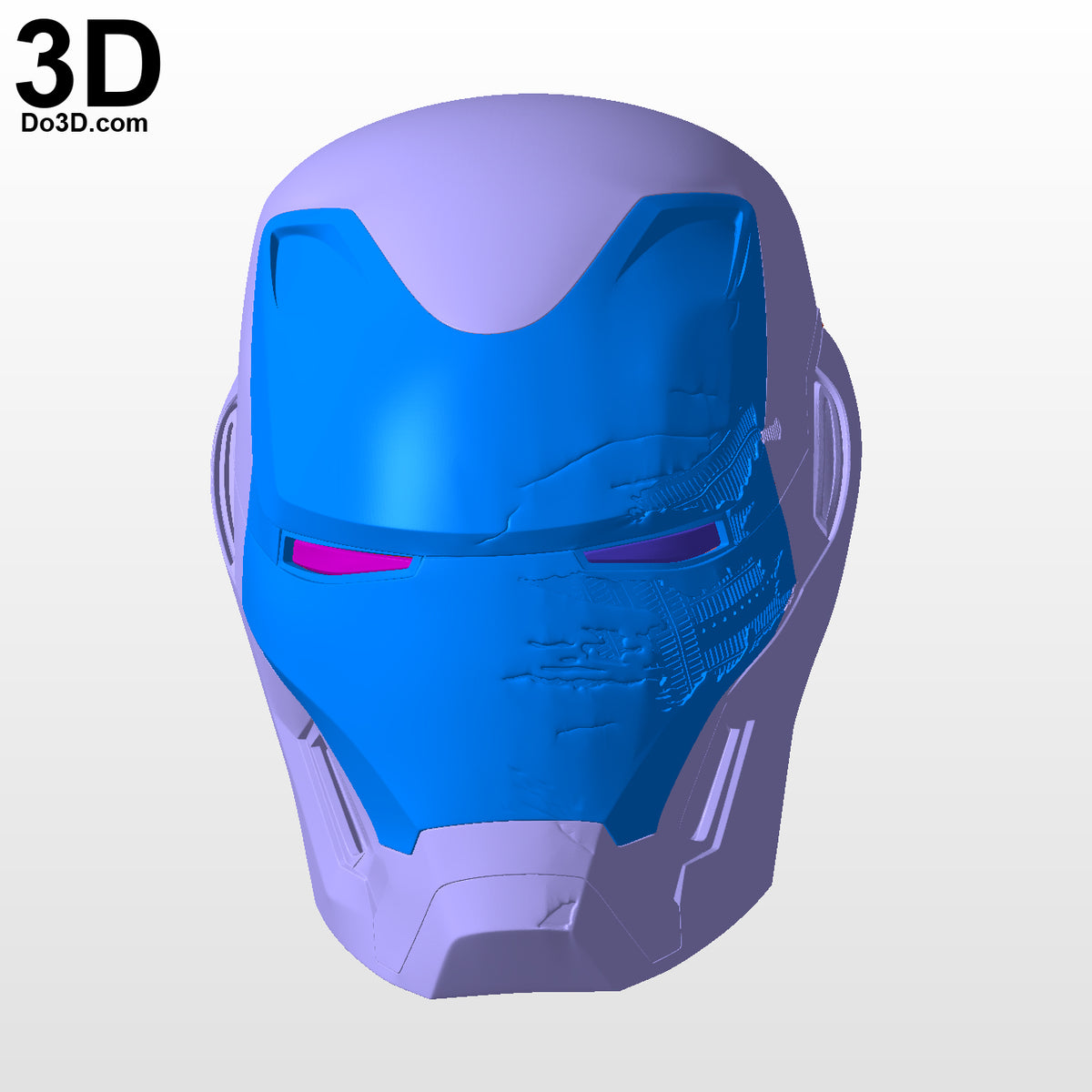 Iron Man Mark L Battle Damaged Helmet MK 50 | 3D Printable Model STL File #N38
