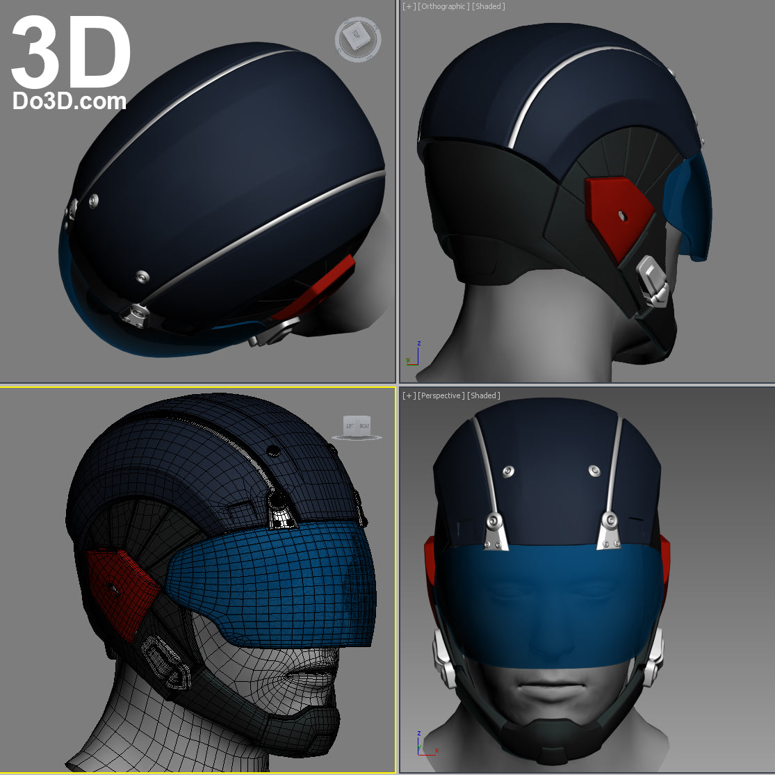 Atom Helmet from The Flash  | 3D Printable Model #1051