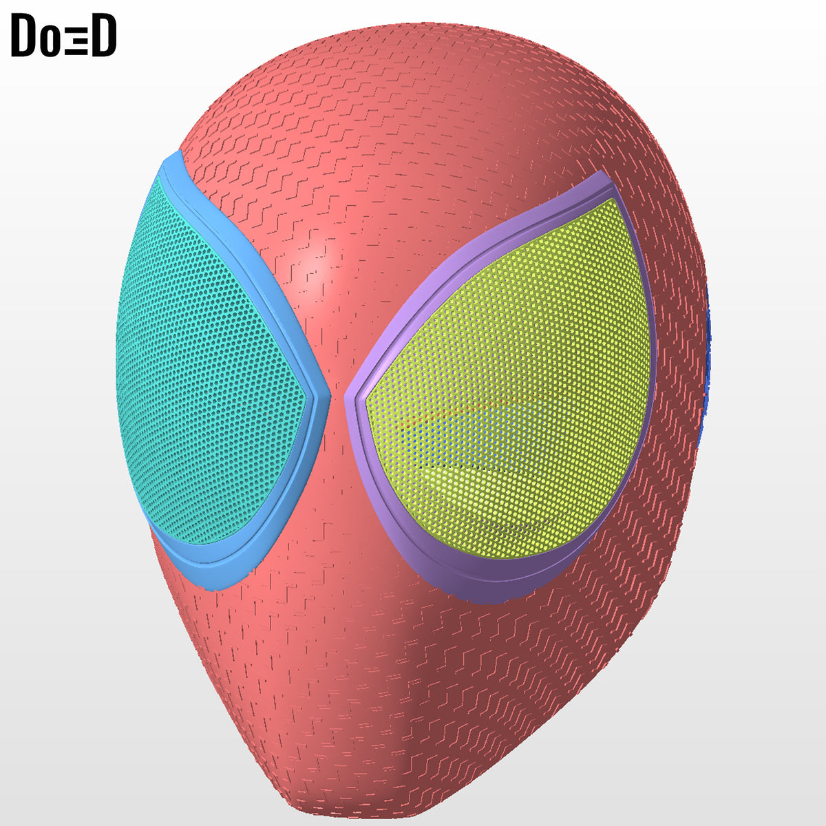 Miles Morales Shell Spider-Man Across the Spider-Verse Helmet | 3D Model STL #M3