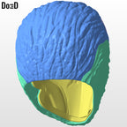 Venomized Deathstroke Helmet Venom STL 3D Printable Model STL #VD22