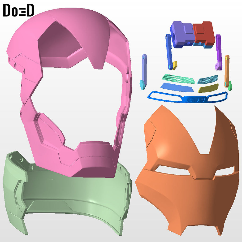 Iron Patriot 2024 Upper/Partial Iron Man Armors Only | 3D Printable Model #IP11
