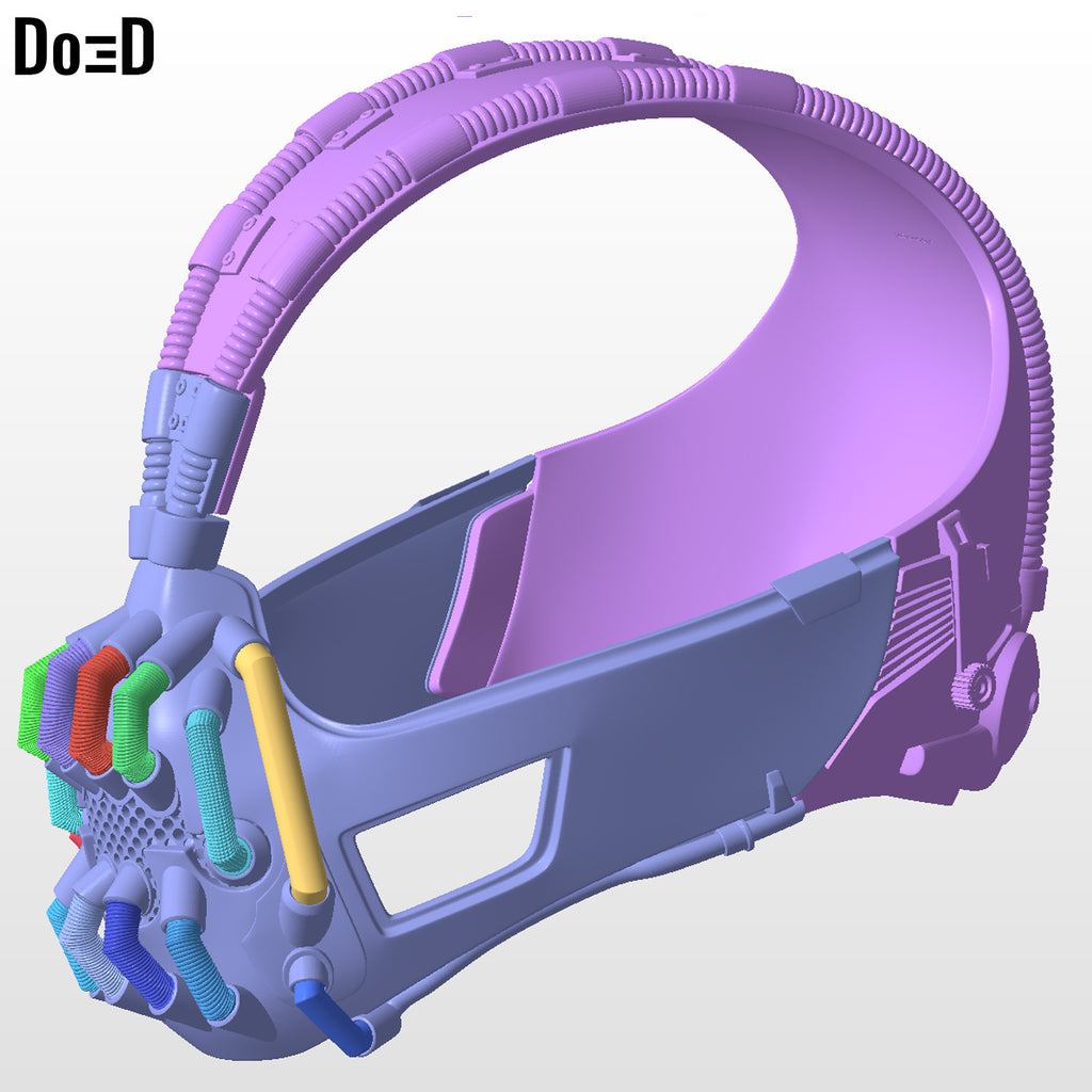Bane Mask The Dark Knight Rises TDK | 3D Model Project #6759