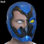 Bundle Blue Beetle Helmet V2 + Battle Damages Skull 3D Printable Model STL #SB25