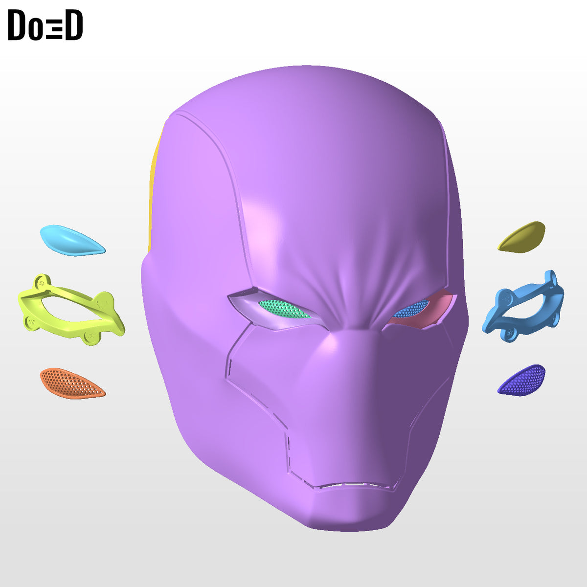 Bundle of Red Hood Rebirth SpiderHood Helmets 3D Printable Model #PST2