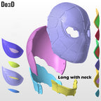 Iron Spider Endgame Spider-man Face Shell Helmet 3D Printable Model STL #4544