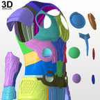 Thor Love and Thunder full body armors 3D Printable Model STL File #TH22