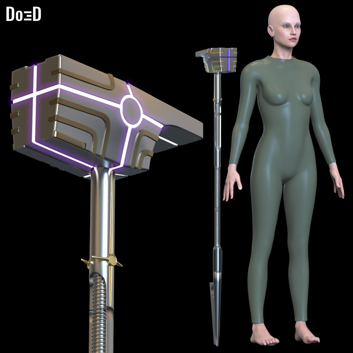 Kree war Accuser Hammer | 3D Printable Model STL File #AH11