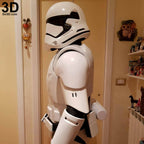 Stormtrooper First Order Armor + Helmet Star Wars TFA | 3D Model Project #45