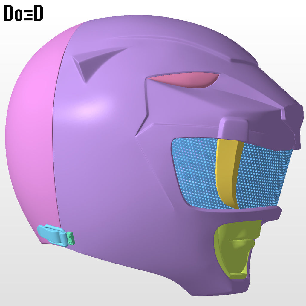 Yellow Ranger Classic Helmet Mighty Morphin Power Rangers MMPR 3D Model #2736