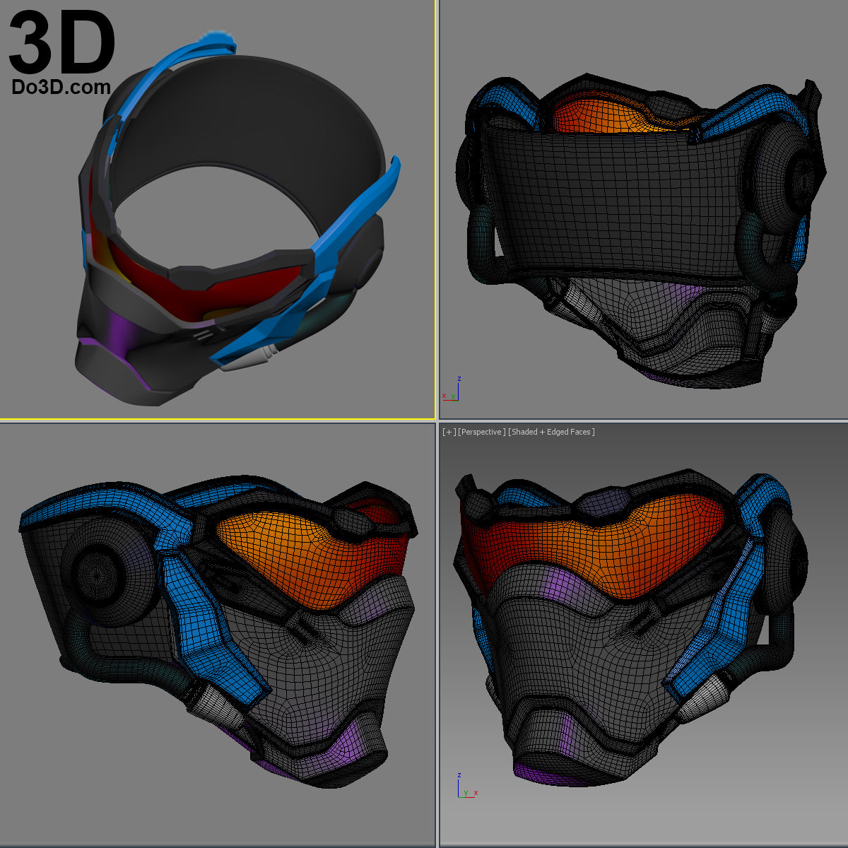 Soldier 76 Mask Helmet Overwatch | 3D Printable Model Project #1248