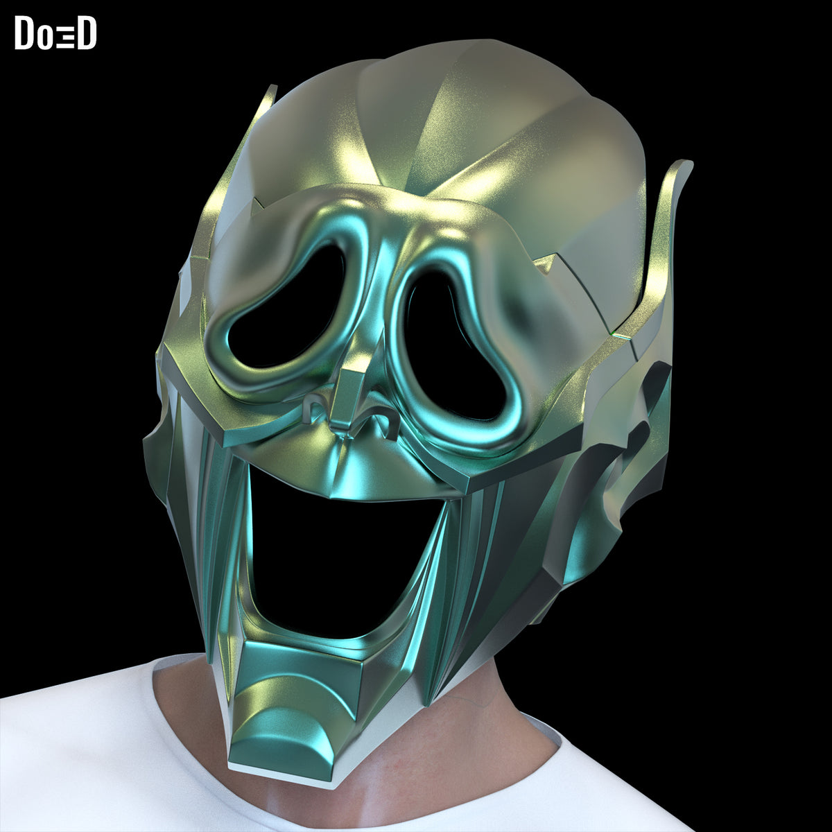 Bundle: Green Goblin Helmet Swappable Wazzup, OG, Smiling | 3D Model #GBW1