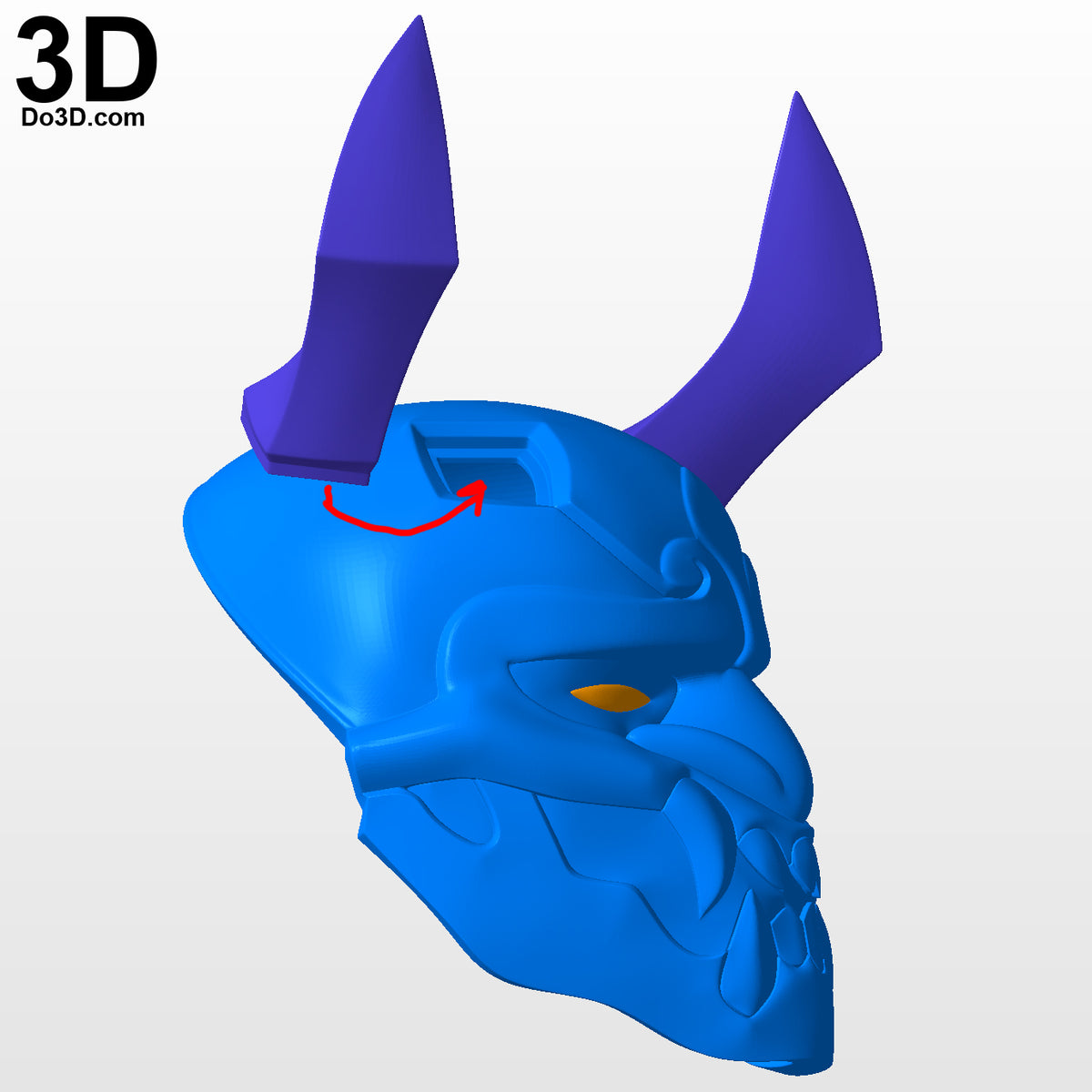 Blood Moon Shen Helmet Mask League of Legends | 3D Printable Model #3220