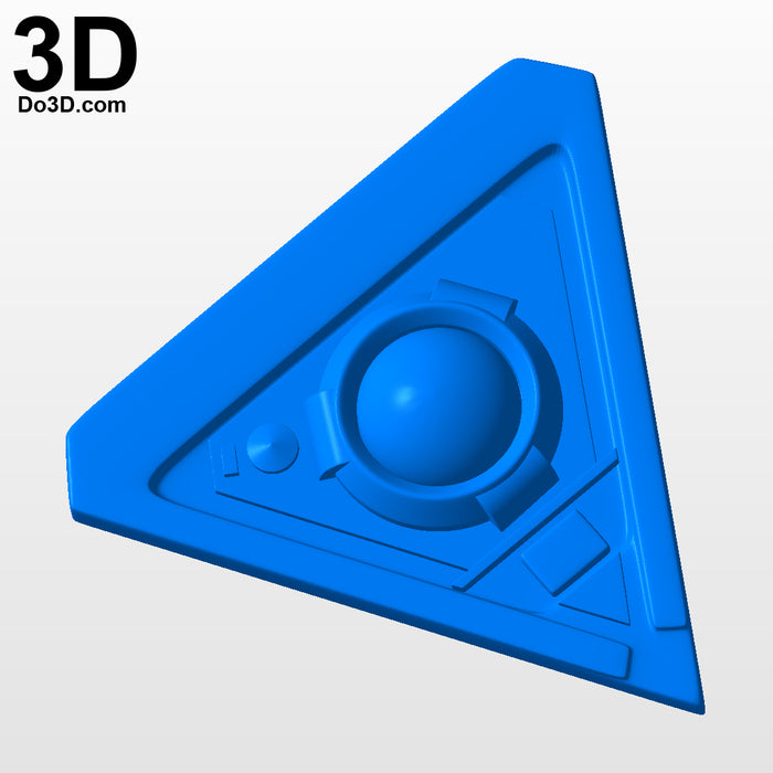 Anthem Lancer Cygnet Triangle Piece on Top of Glove | 3D Model Project #5587