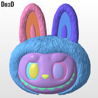Labubu Wearable Helmet 3D Printable Model STL File #LB112