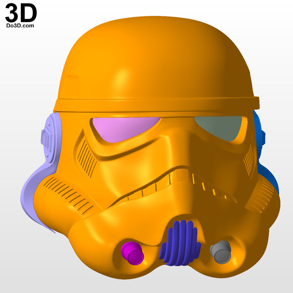 Stormtrooper Classic Helmet Star Wars 3D Printable Model STL Print File #S264