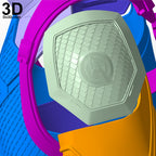 Captain America Endgame Upper Body Armor set | 3D Model Project #6563