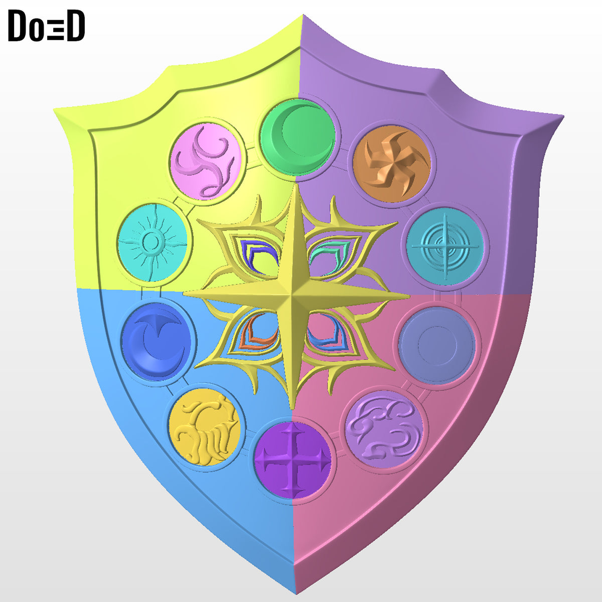 Doctor Doom Shield Concept 3D Printable Model STL File #D771
