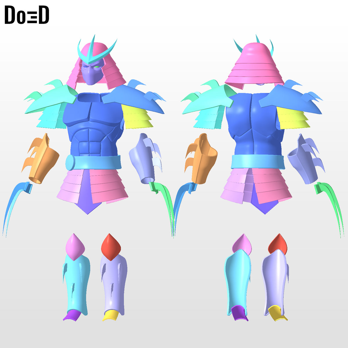 Shredder Armor Teenage Mutant Ninja Turtles Season 1 3D Printable Model  #6546