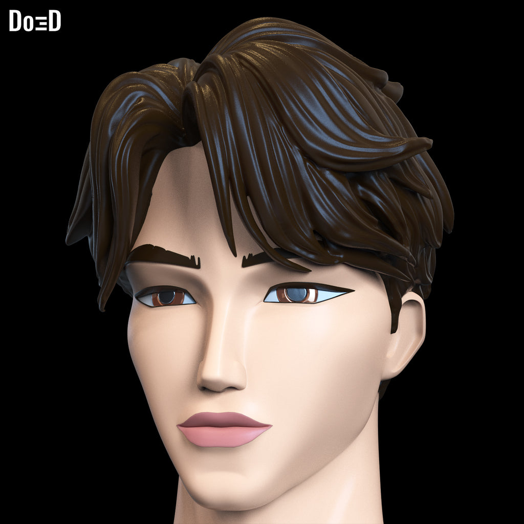 Jinu Figure Head Saja Boys K-Pop Demon Hunters Any Scale 3D Model STL File #JS62