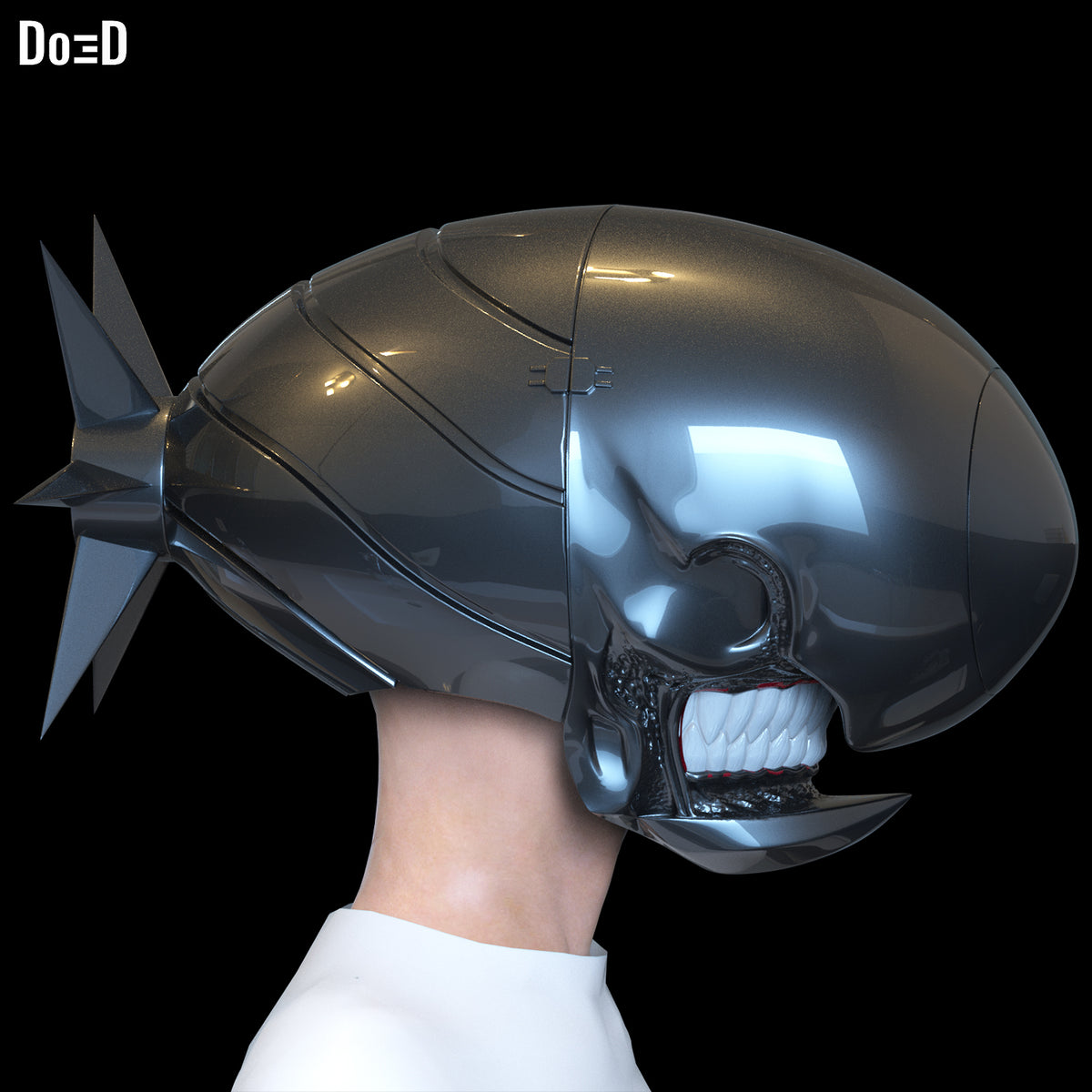 Bomb Devil Helmet Reze Female Girl Chainsaw Man 3D Printable Model STL File #BD3