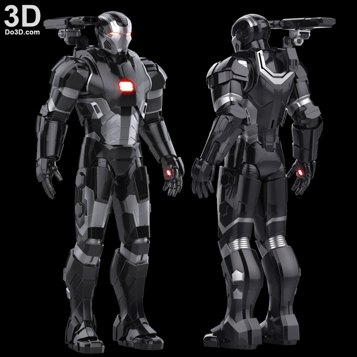 Iron Man Mark II Armor War Machine  MK 2 | 3D Model Project #792