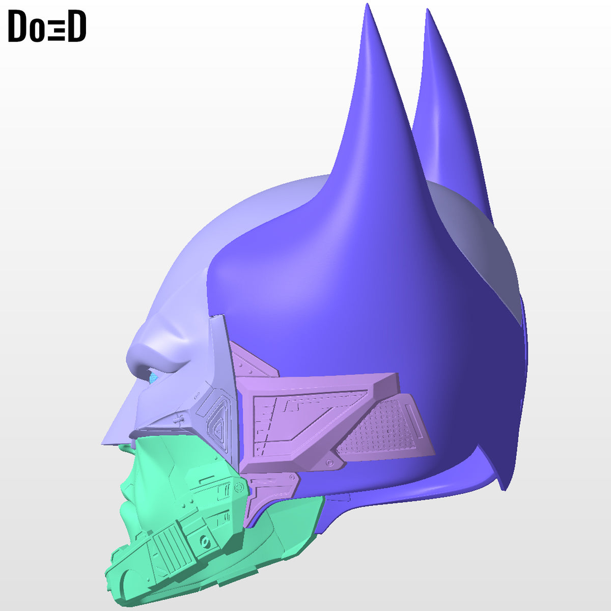 Batman Beyond Helmet  | 3D Printable Model Print File STL #311