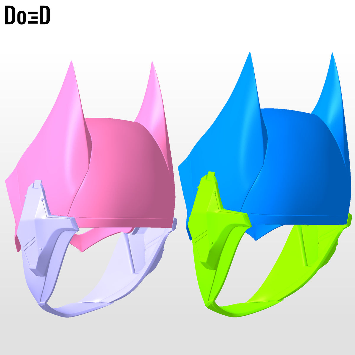 Batgirl Arkham Knight Cowl / Helmet 3D Printable Model Print File STL #F7D