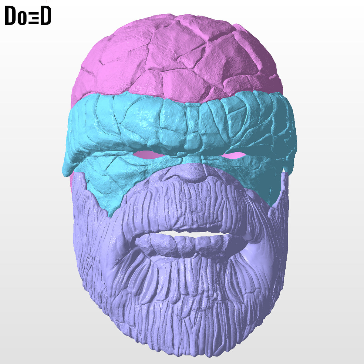 The Thing with a beard Helmet Fantastic Four 4 2025 | 3D Printable Model #TTB2