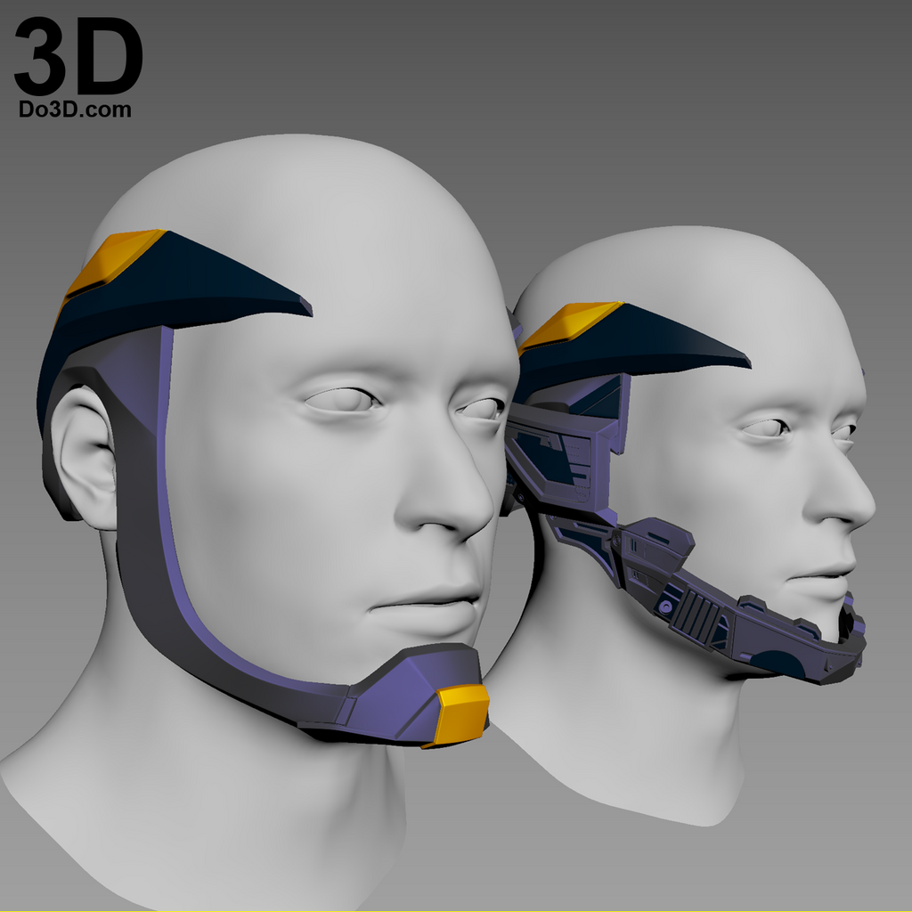 Superman Injustice 2 Helmet Crown Head Piece Set | 3D Model Project #2647
