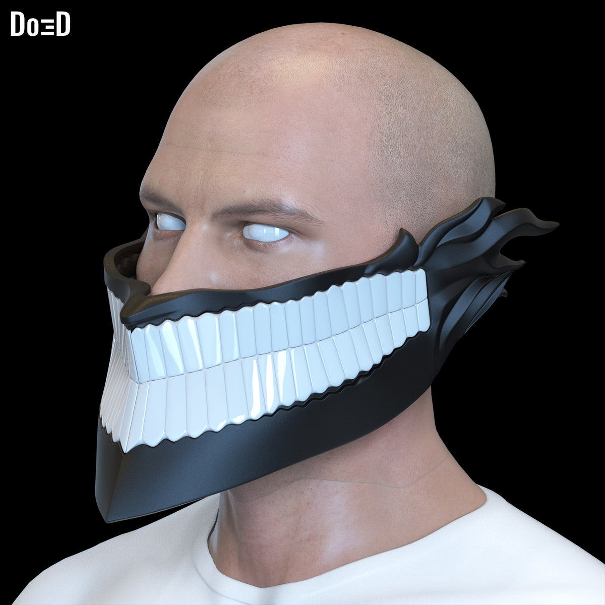 Okarun Dandadan Mouth Mask Cover | 3D Printable Model Print File STL #OD2