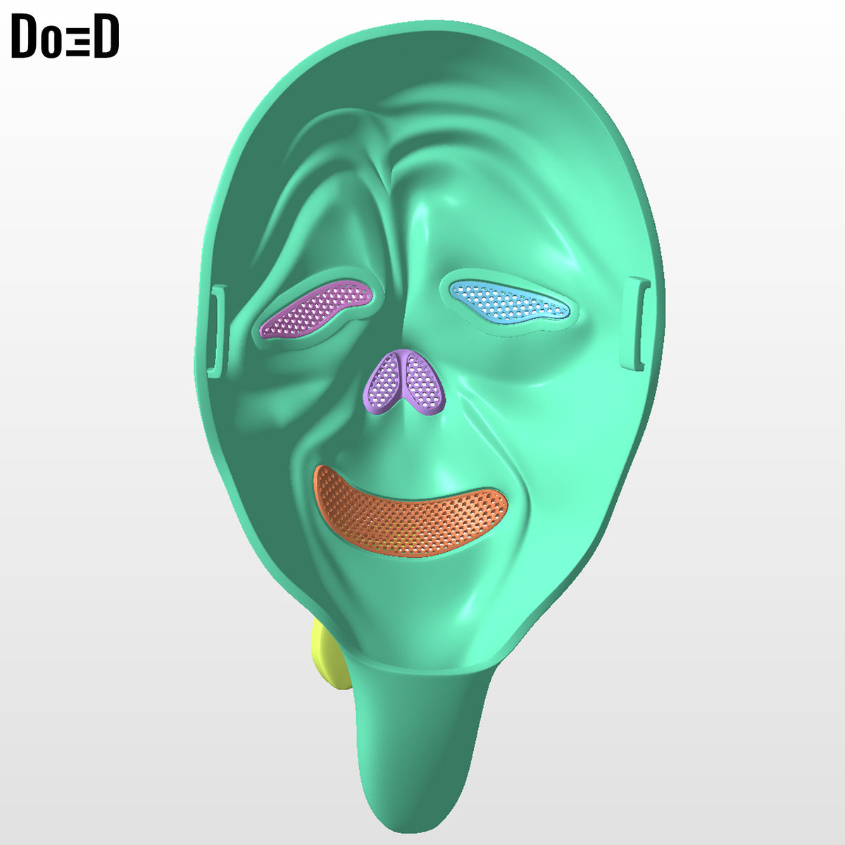 Wazzup Ghostface Mask Scary Movie High Tongue Out 3D Printable Model STL #GFS628