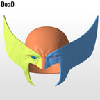 Wolverine Cowl / Helmet (Brown Suit Version) 3D Printable Model Print File #WB13