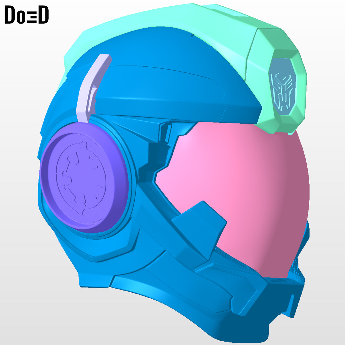 Transformers 2023 Human Helmet Noah Diaz | 3D Printable Model STL #N36