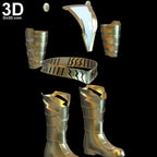 Shazam! Armor Set Cosplay Replica Prop Armors | 3D Model Project #5749