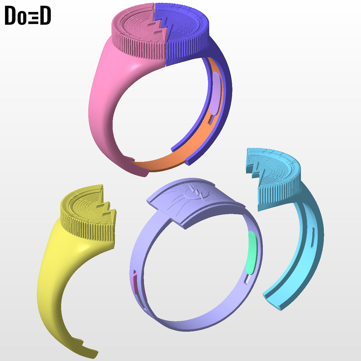 The Flash 2023 Ring for Resin Printing | 3D Printable Model STL #FR2