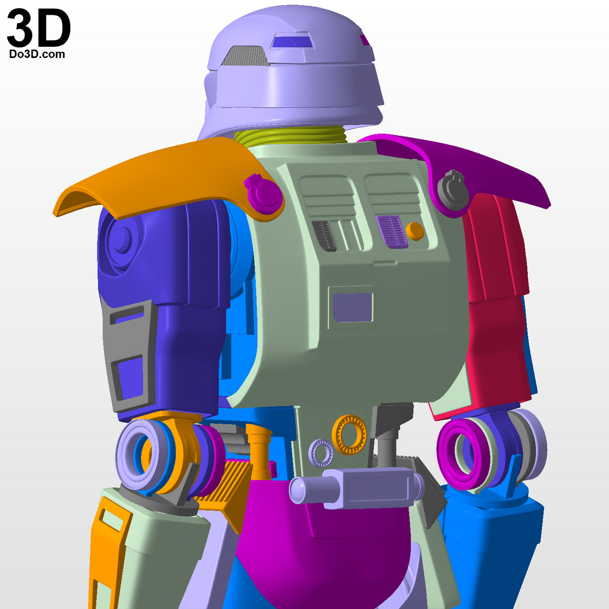 Dark Trooper Full Bod + Helmet Star Wars Mandalorian | 3D Printable Model #DT001