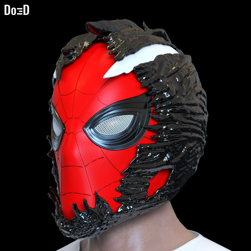 Venomization Helmet Peter Parker Black Suit Special Spider-Man Homecoming #SV26