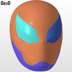 Iron Spider Red and Gold Spider-man Helmet | 3D Printable Model STL #R259