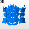 Dark Knight 2008 Batsuit ABS only | 3Dn Printable Model #A112