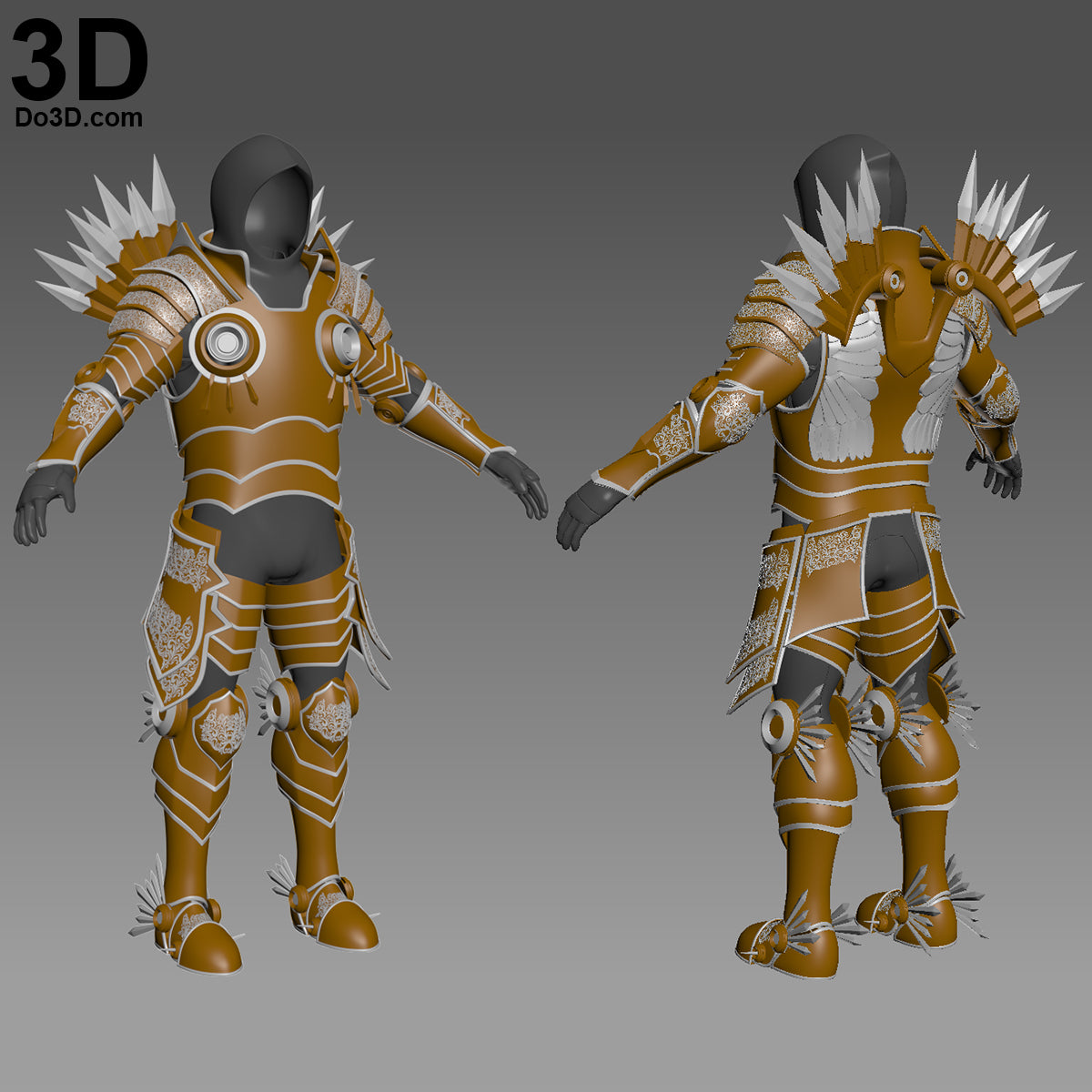 Tyrael Armor Suit Diablo | 3D Printable Model Project #1240