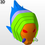 Pyke  Syndicate Helmet / Mask Book of Boba Fett 3D Printable Model STL File #P79
