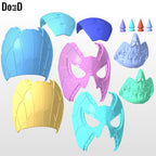Zombie Spider Punk Helmet Spider-man 3D Printable Model STL #ZP33