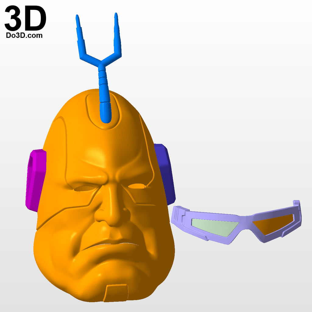 Krang Android Helmet Mask Teenage Mutant Ninja Turtles | 3D Printable Mode #5245