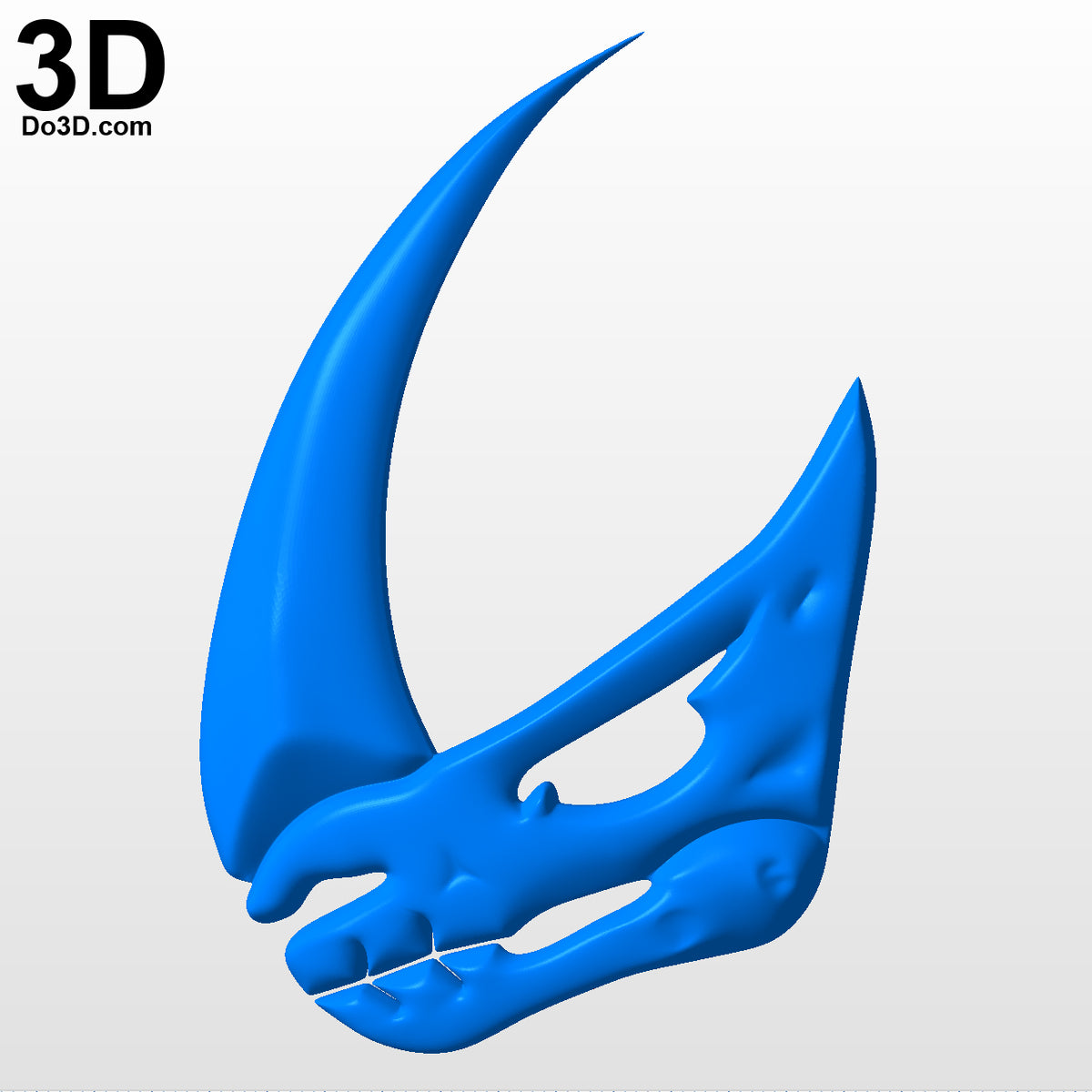 3D Printable Model: Mudhorn Clan of Two Sigil Shoulder Armor Mandalorian Emblem