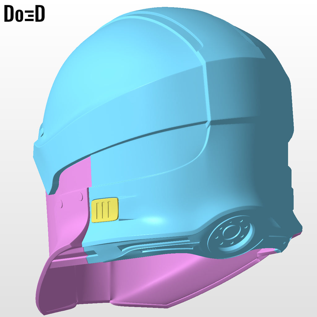 Helldivers Battle Master Helmet | 3D Printable Model #HB11