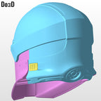 Helldivers Battle Master Helmet | 3D Printable Model #HB11